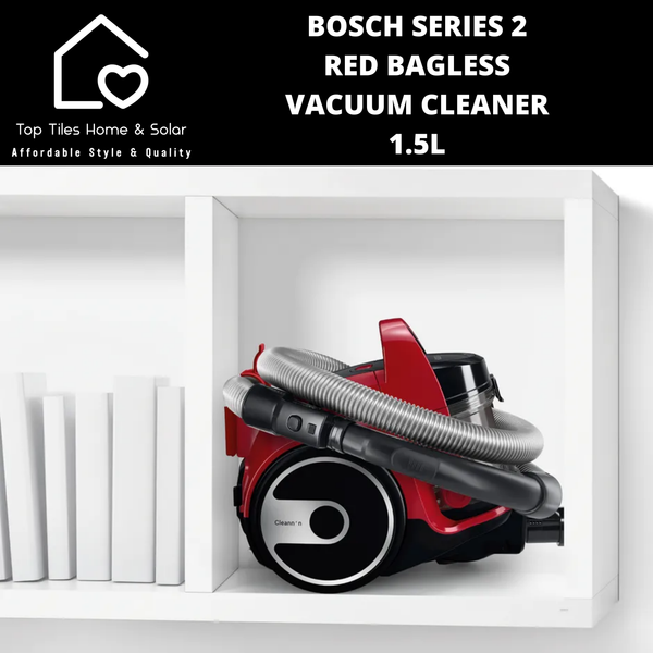 Bosch Series 2 - Red Bagless Vacuum Cleaner - 1.5L