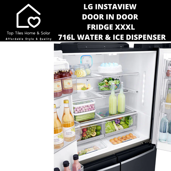 LG Instaview Door In Door Fridge XXXL - 716L Water & Ice Dispenser