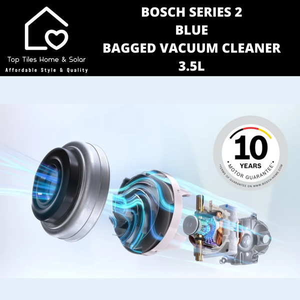 Bosch Series 2 - Blue Bagged Vacuum Cleaner - 3.5L