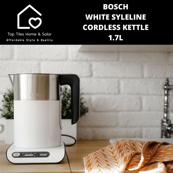 Bosch White SyleLine Cordless Kettle - 1.7L