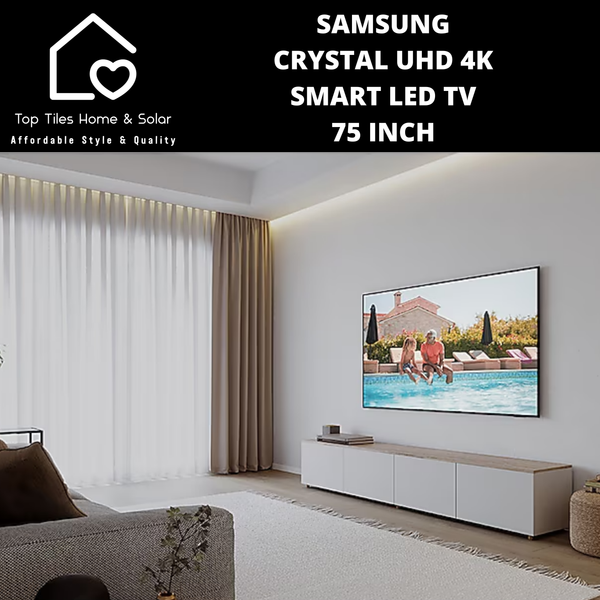 Samsung Crystal UHD 4K Smart LED TV - 75 Inch
