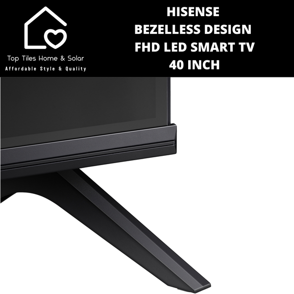 Hisense Bezelless Design FHD LED Smart TV - 40 Inch