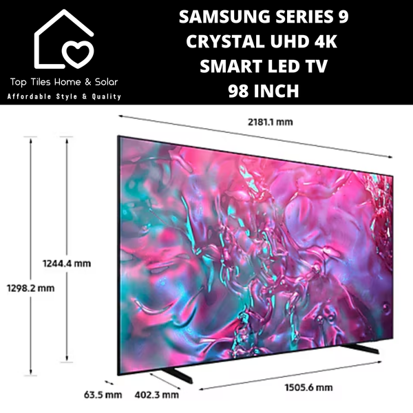 Samsung Crystal UHD 4K Smart LED TV - 98 Inch
