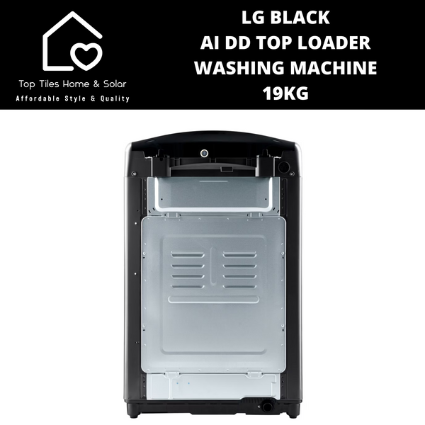 LG Black AI DD Top Loader Washing Machine - 19kg