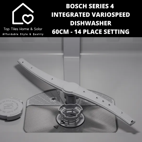 Bosch Series 4 - Integrated VarioSpeed Dishwasher - 60cm - 14 Place Setting