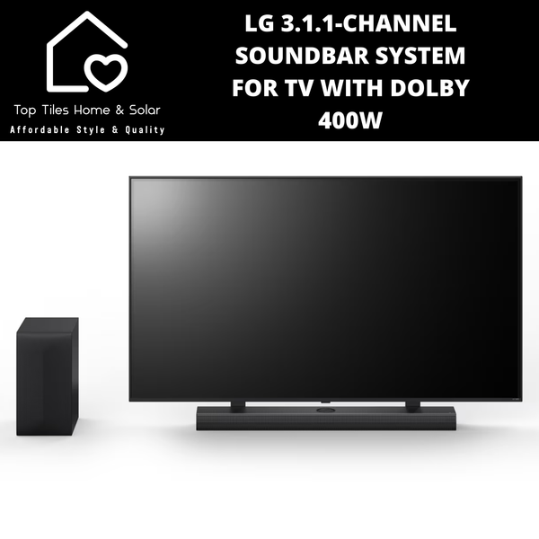 LG 3.1.1-Channel Soundbar System For TV with Dolby- 400W