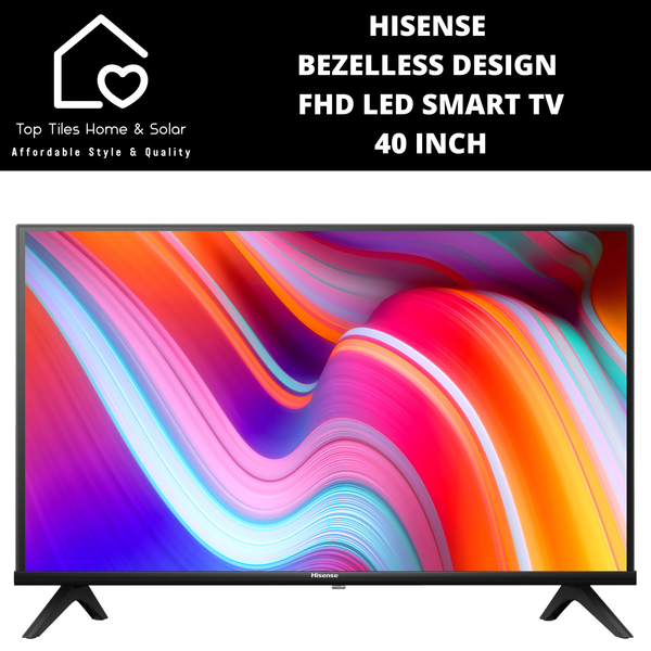 Hisense Bezelless Design FHD LED Smart TV - 40 Inch