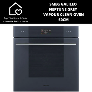 Smeg Galileo Neptune Grey Vapour Clean Oven – 60cm
