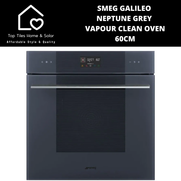 Smeg Galileo Neptune Grey Vapour Clean Oven – 60cm