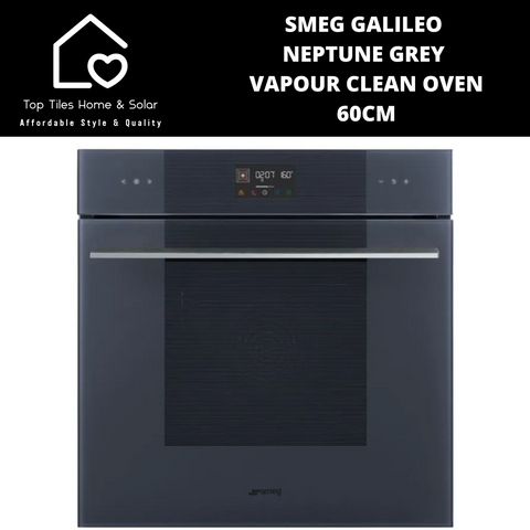 Smeg Galileo Neptune Grey Vapour Clean Oven – 60cm