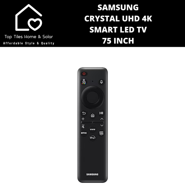 Samsung Crystal UHD 4K Smart LED TV - 75 Inch