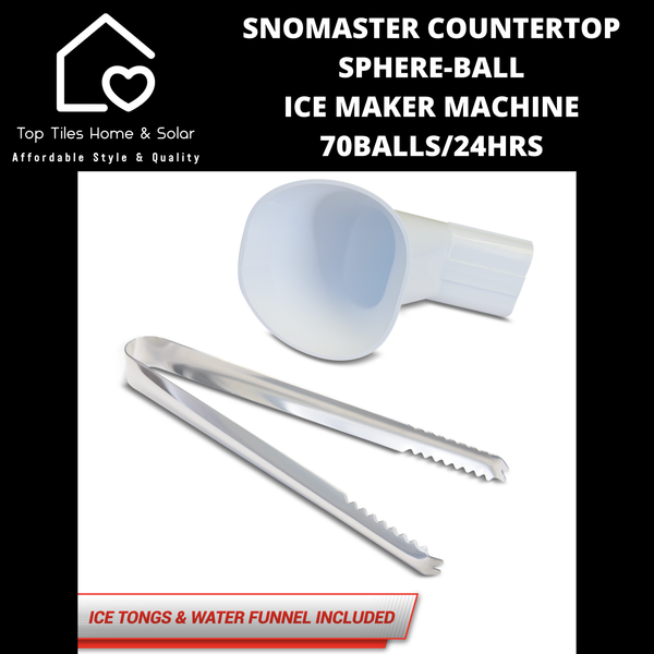 Snomaster Countertop Sphere-Ball Ice Maker Machine - 70Balls/24Hrs