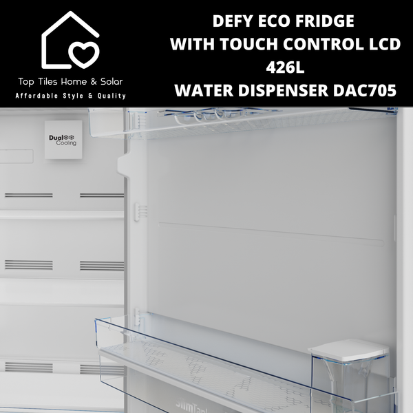 Defy Eco Fridge with Touch Control LCD - 426L Water Dispenser DAC705