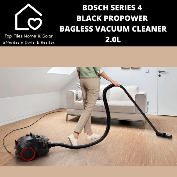 Bosch Series 4 - Black ProPower Bagless Vacuum Cleaner - 2.0L