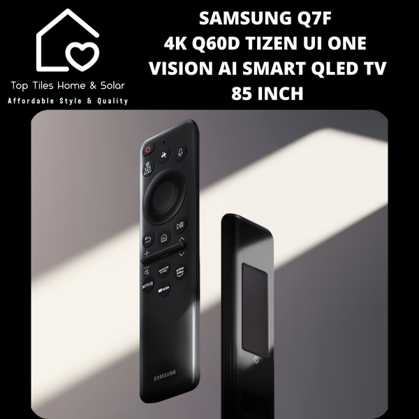 Samsung Q7F 4K Q60D Tizen UI ONE VISION AI Smart QLED TV - 85 Inch