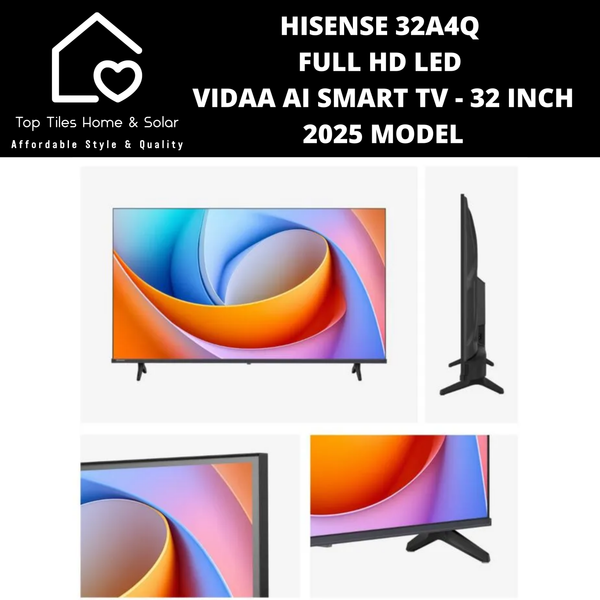 Hisense 32A4Q Full HD LED Vidaa Smart TV - 32 Inch 2025 MODEL