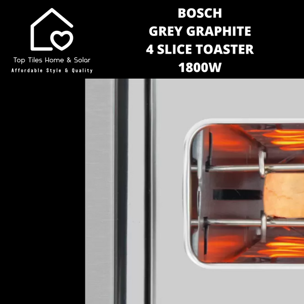 Bosch Grey Graphite 4 Slice Toaster - 1800W