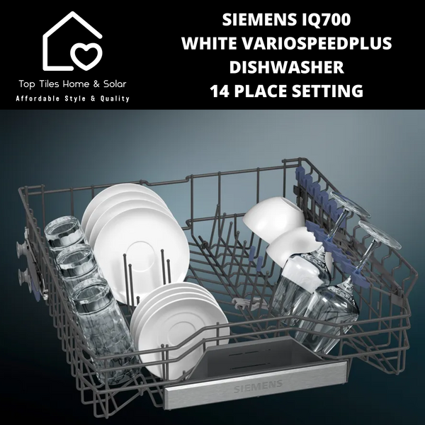 Siemens iQ700 - White VarioSpeedPlus Dishwasher - 14 Place Setting