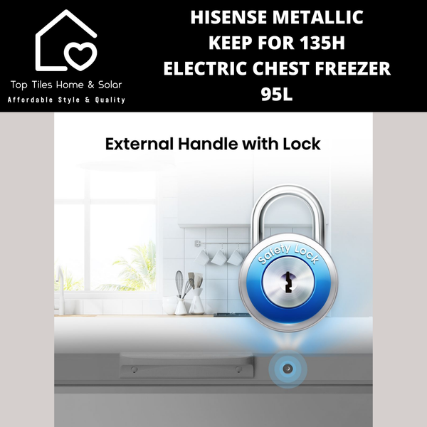 Hisense Metallic Keep For 135Hrs Electric Chest Freezer - 95L