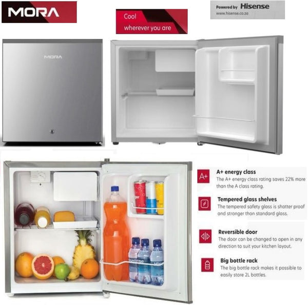 Hisense MORA Silver Efficient Cooling Bar Fridge - 44L