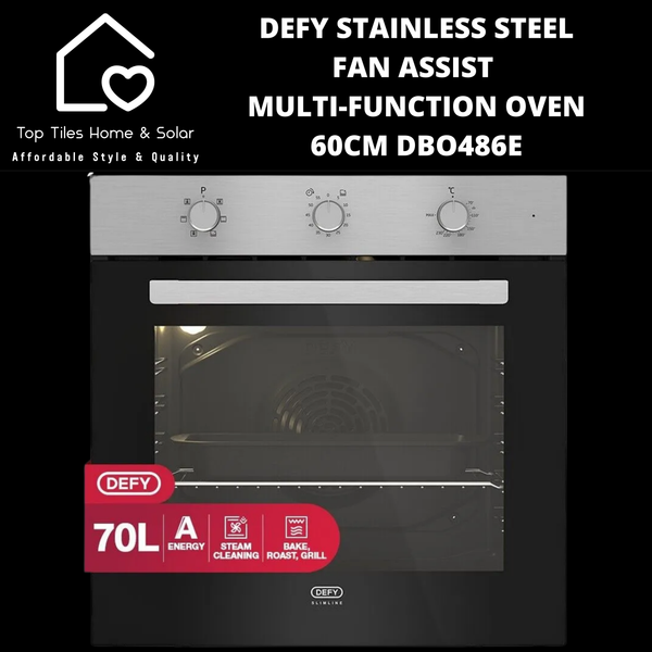 Defy Stainless Steel Fan Assist Multi-Function Oven - 60cm DBO486E
