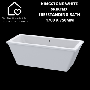 Kingstone White Skirted Freestanding Bath - 1700 x 750mm