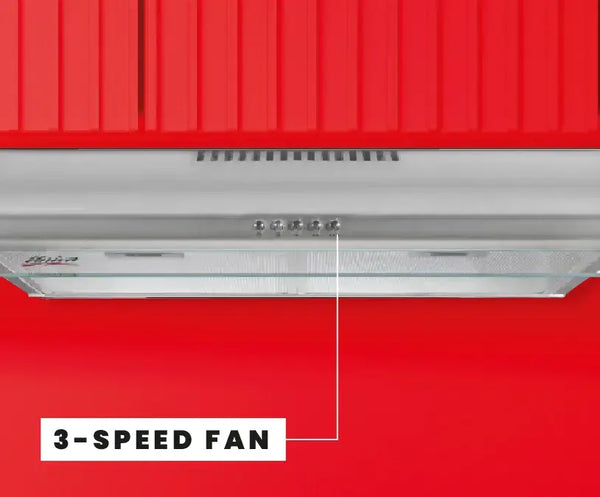 Univa Stainless Steel Wall Mount Cookerhood - 60cm