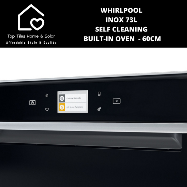 Whirlpool Inox 73L Self Cleaning Built-In Oven - 60cm