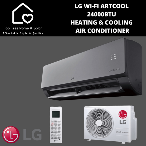 LG Wi-Fi ARTCOOL 24000BTU Heating & Cooling Air Conditioner