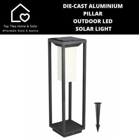 Die-Cast Aluminium Pillar Outdoor LED Solar Light