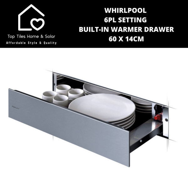 Whirlpool 6pl Setting Built-In Warmer Drawer - 60 x 14cm
