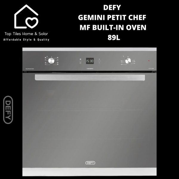 Defy Gemini Petit Chef MF Built-in Oven - 89L 70cm
