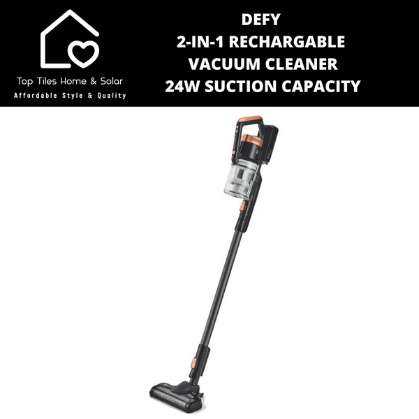 Defy 2-In-1 Rechargeable Vacuum Cleaner - 24W Suction Capacity VRT18PMB