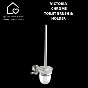 Victoria Chrome Toilet Brush & Holder