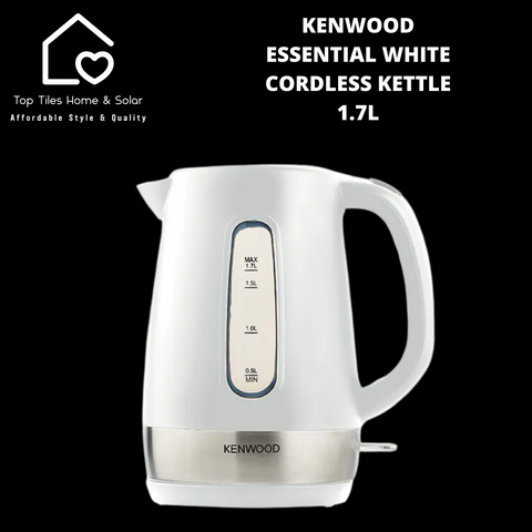 Kenwood Essential White Cordless Kettle - 1.7L