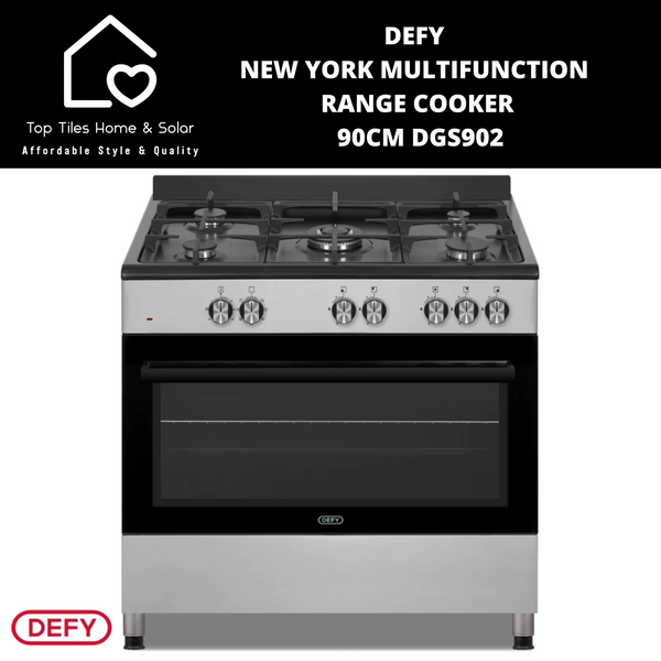 Defy Multifunction 5 Burner Gas Range Cooker - 90CM DGS902