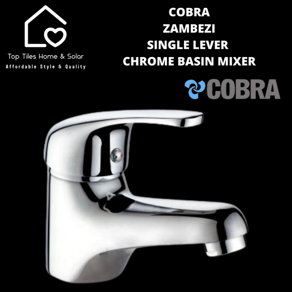 Cobra Zambezi Single Lever Chrome Basin Mixer