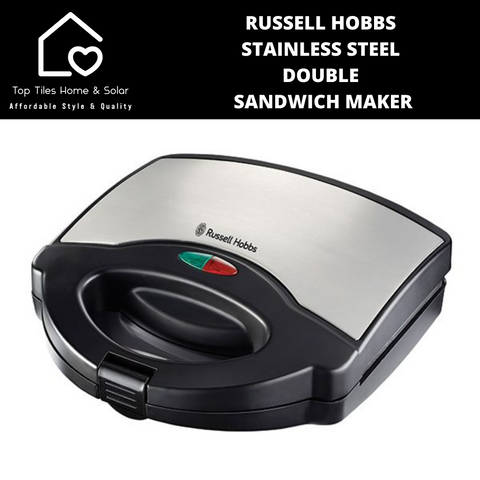 Russell Hobb Stainless Steel Double Sandwich Maker