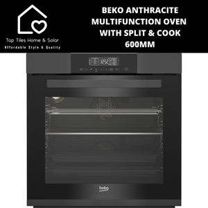 Beko Anthracite Multifunction Oven with Split & Cook - 600mm