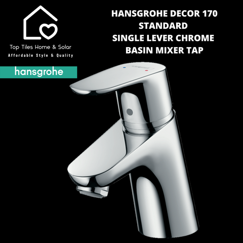 Hansgrohe Decor 70 Standard Single Lever Chrome Basin Mixer Tap