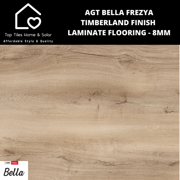 AGT Bella Frezya Timberland Finish Laminate Flooring - 8mm