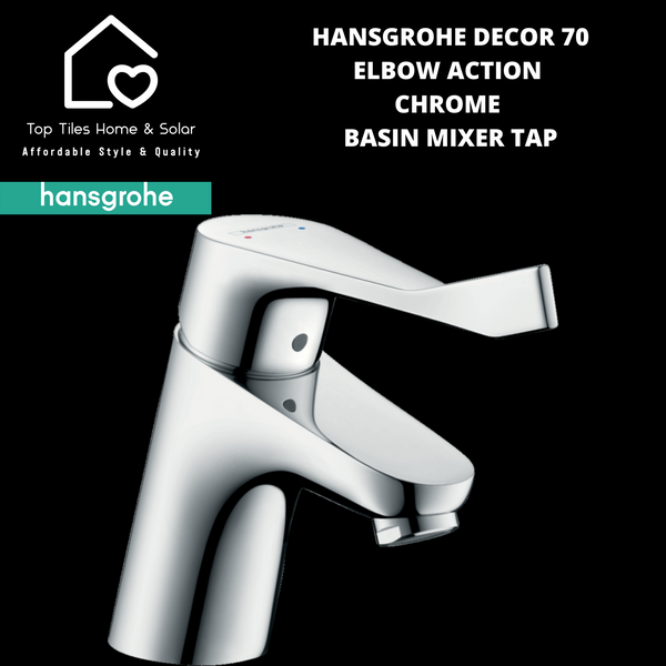 Hansgrohe Decor 70 Elbow Action Chrome Basin Mixer Tap