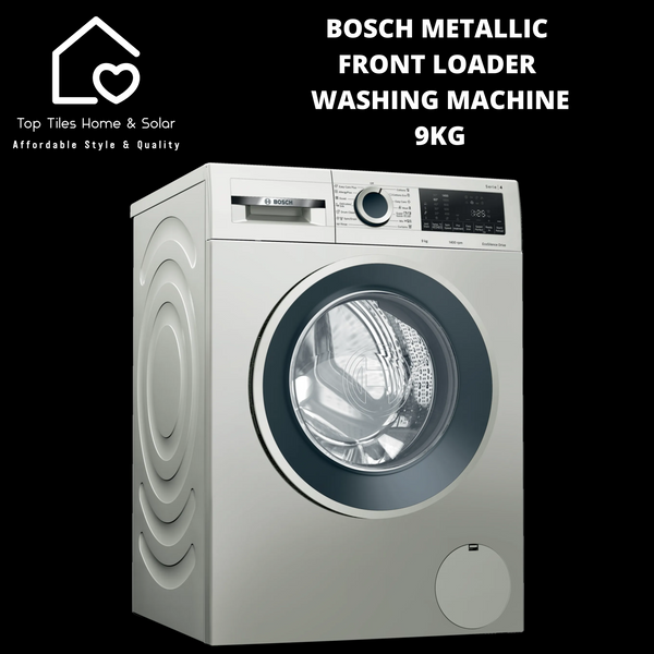 Bosch Series 4 - Metallic Front Loader Washing Machine - 9kg