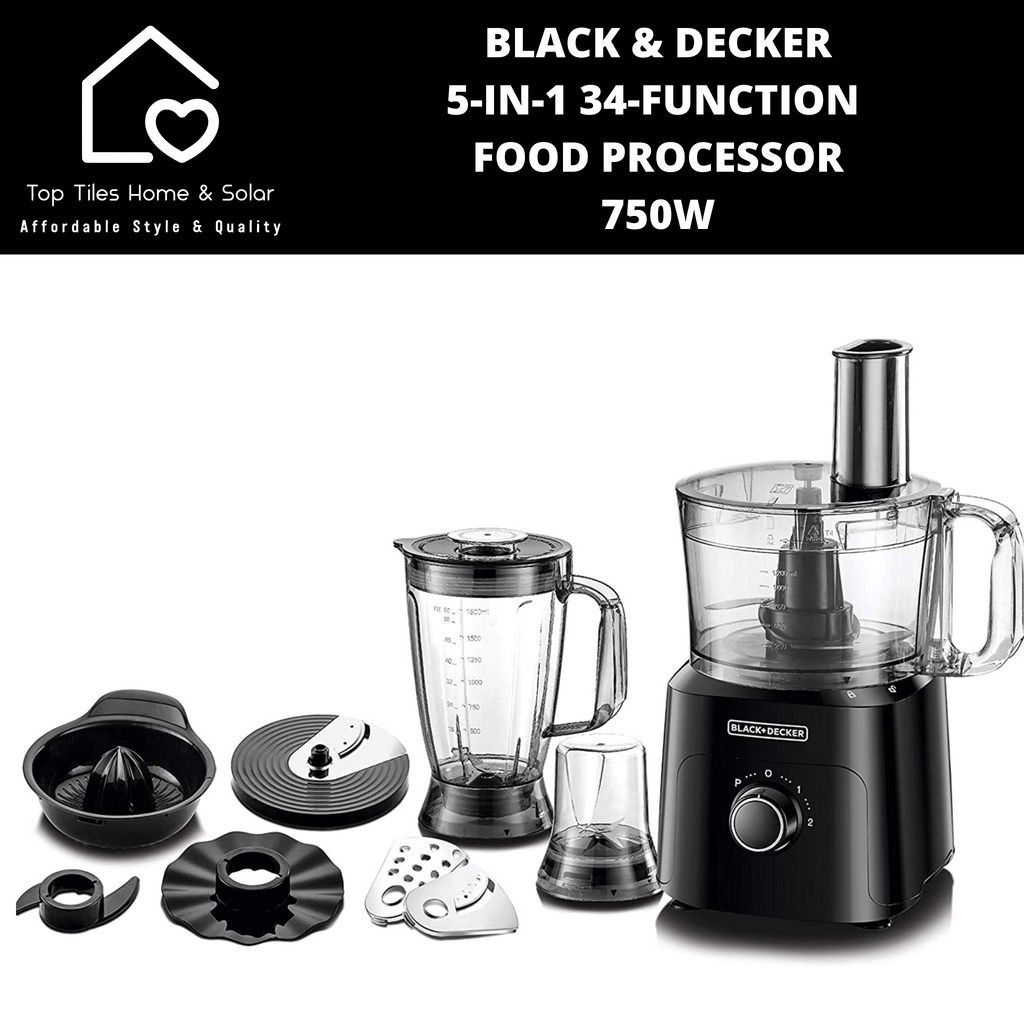 750W Food Processor with 34 Functions