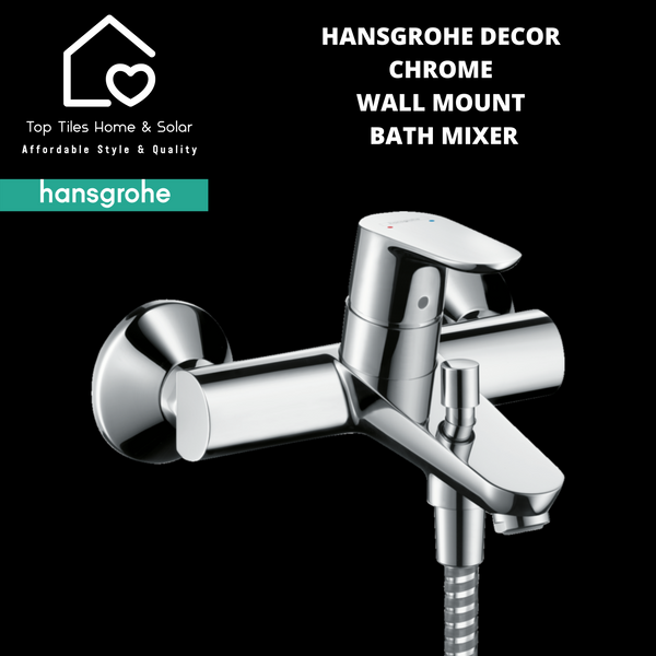 Hansgrohe Decor Chrome Wall Mount Bath Mixer