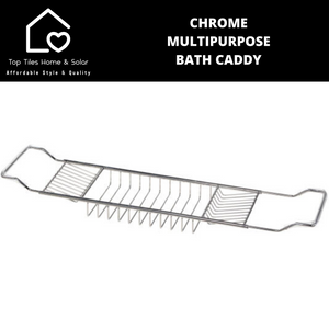 Chrome Multipurpose Bath Caddy