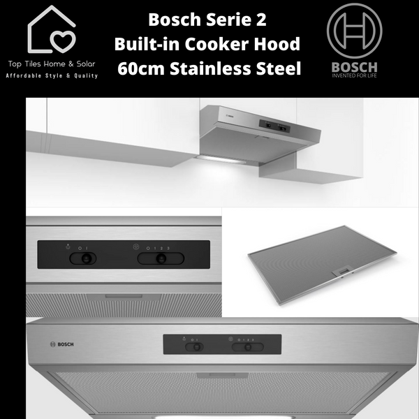 Bosch Serie 2 Built-in Extractor Hood - 60cm Stainless Steel