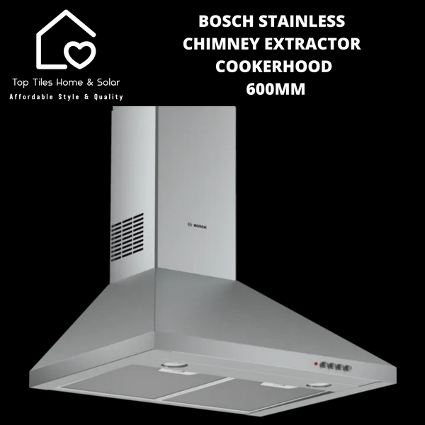 Bosch Series 2 - Stainless Chimney Extractor Cookerhood - 600mm