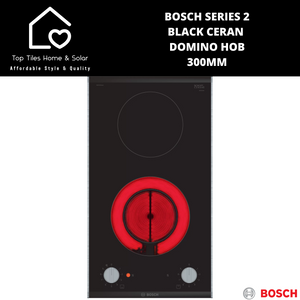 Bosch Series 2 - Black Ceran Domino Hob - 300mm