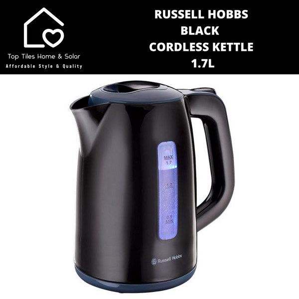 Russell Hobbs Black Cordless Kettle - 1.7L